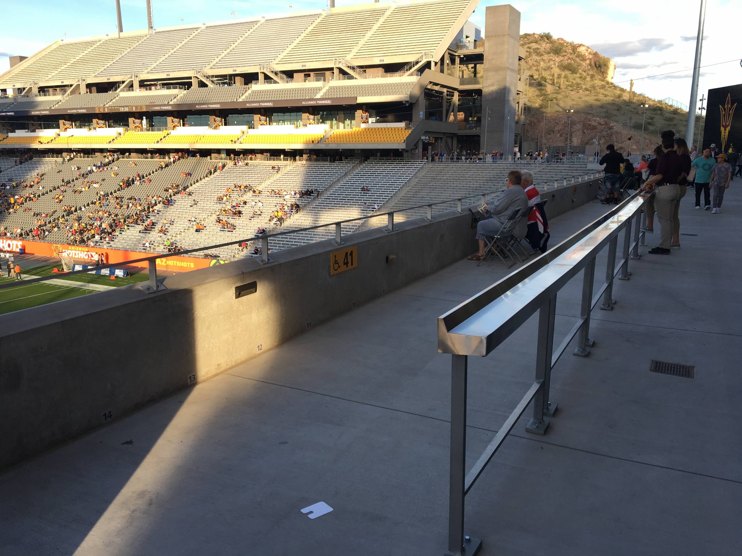 ADA Seating and Stand Room Only Seating at Sun Devil Stadium 