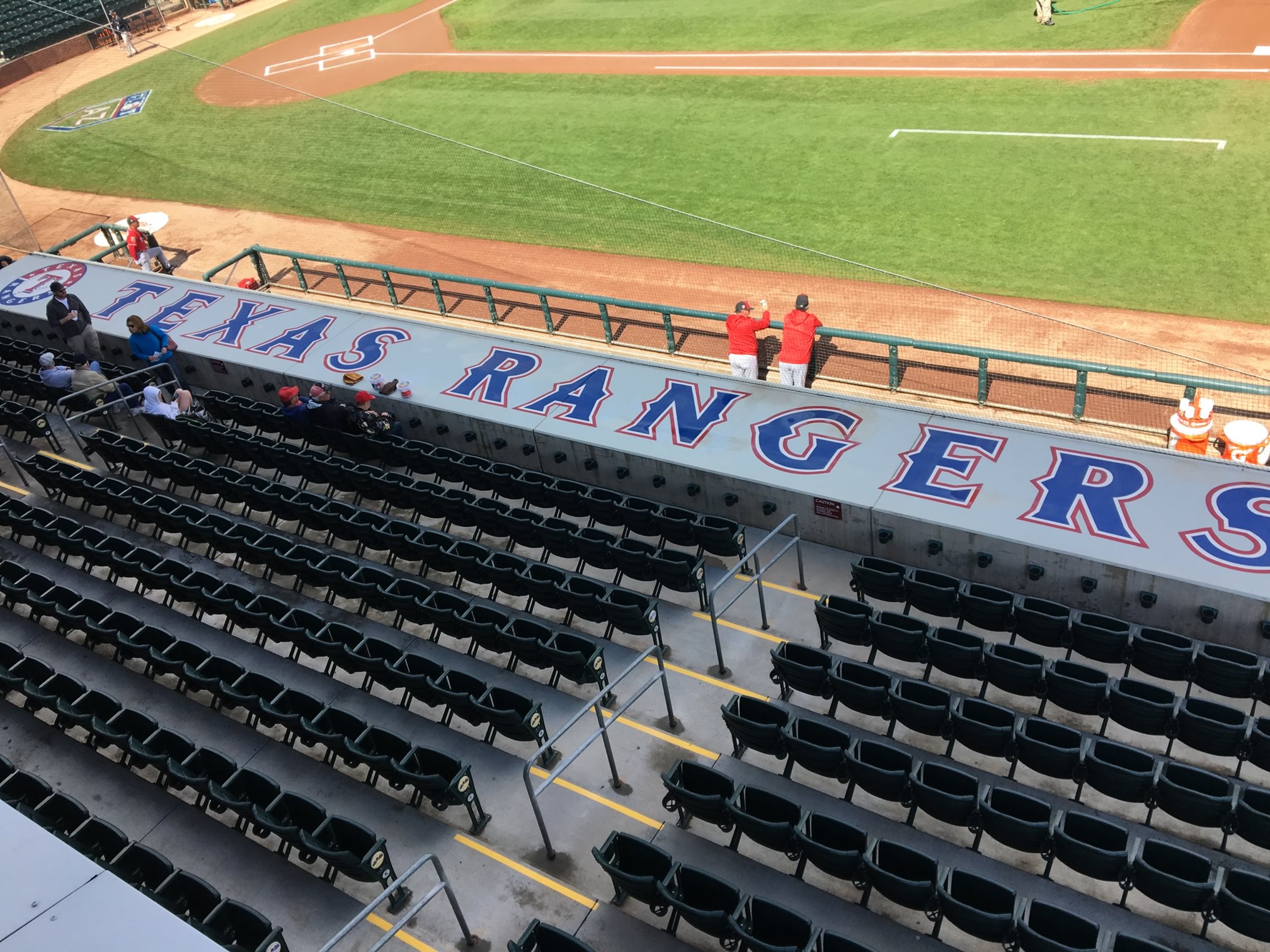 Rangers Dugout Surprise Stadium