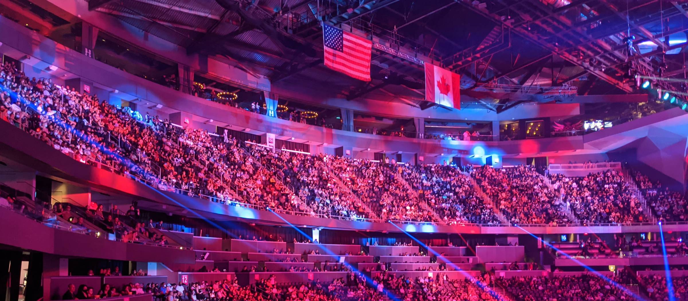 t-mobile arena 200 level for a concert