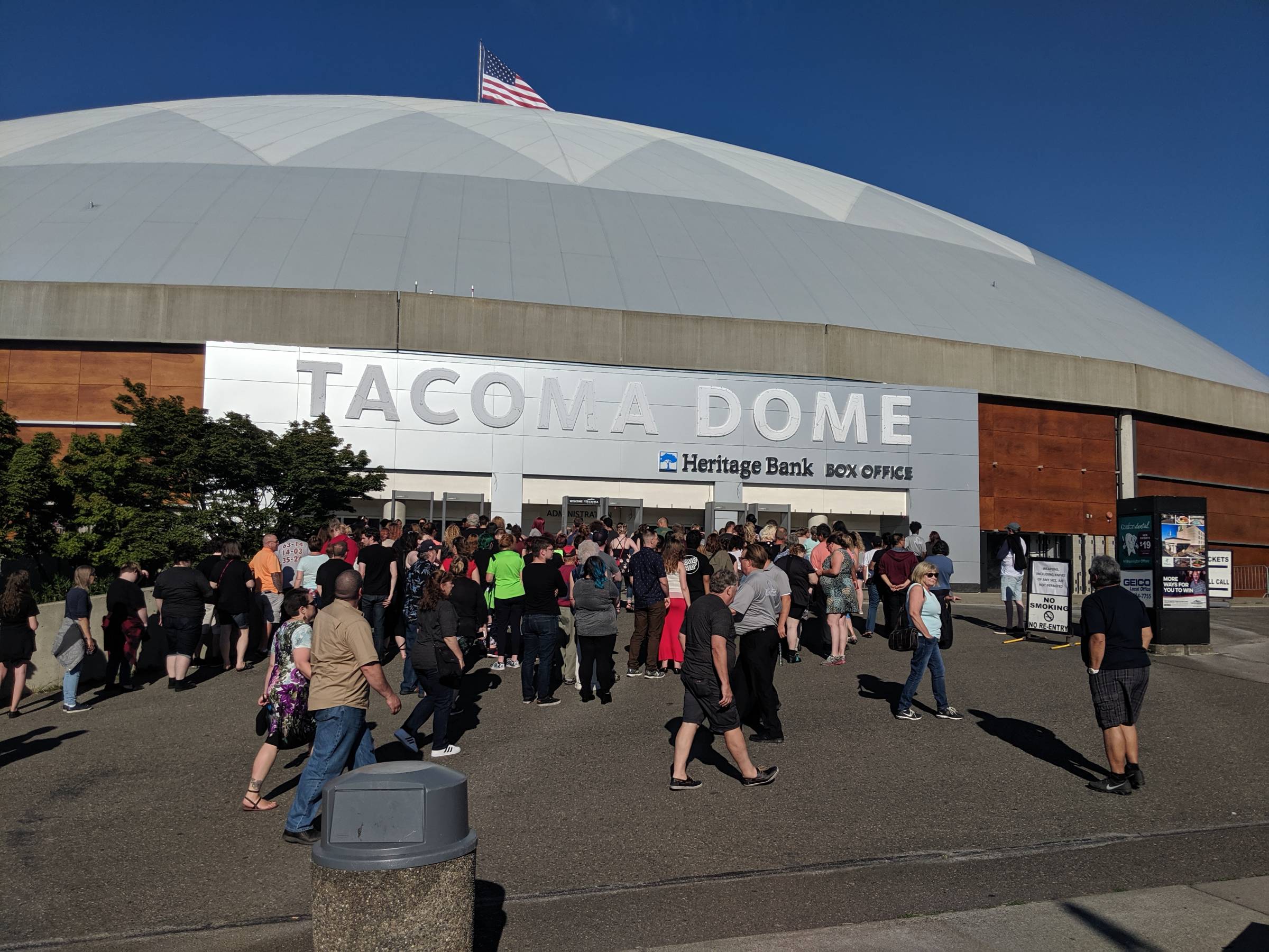 Doors at the Tacoma Dome
