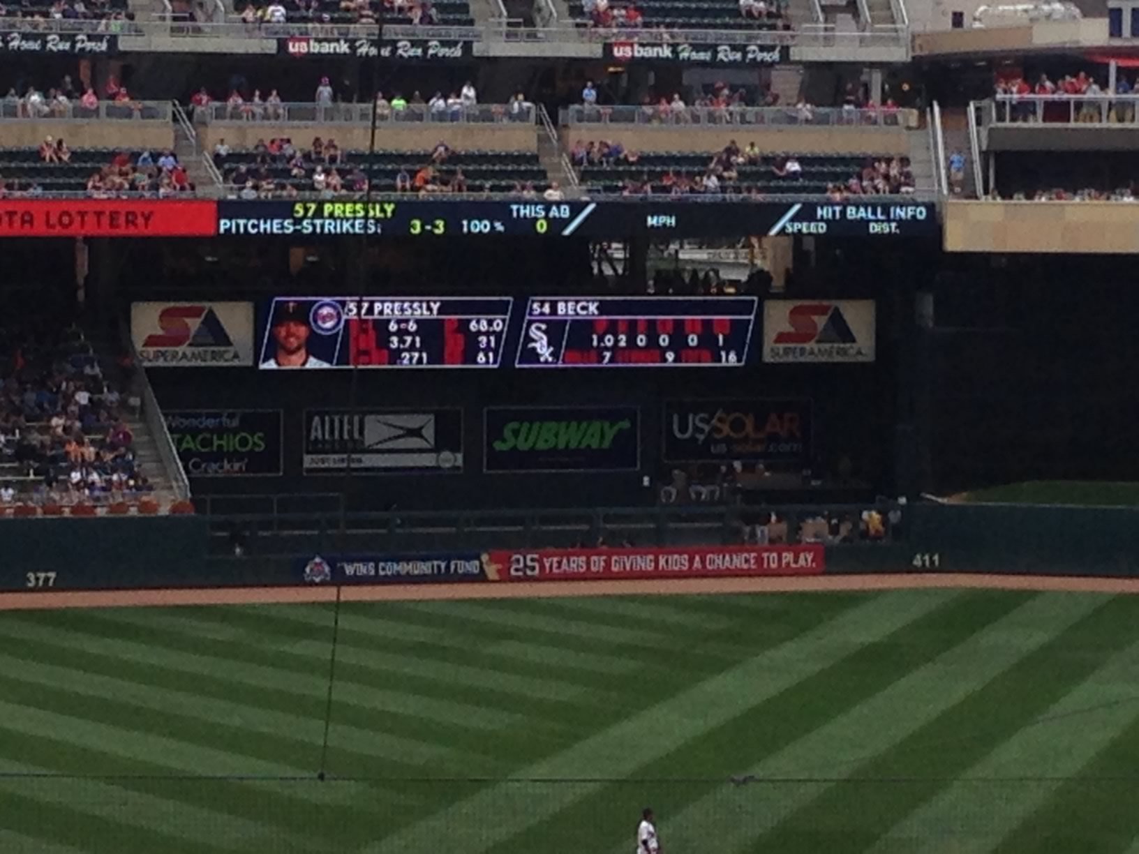 target field bullpens