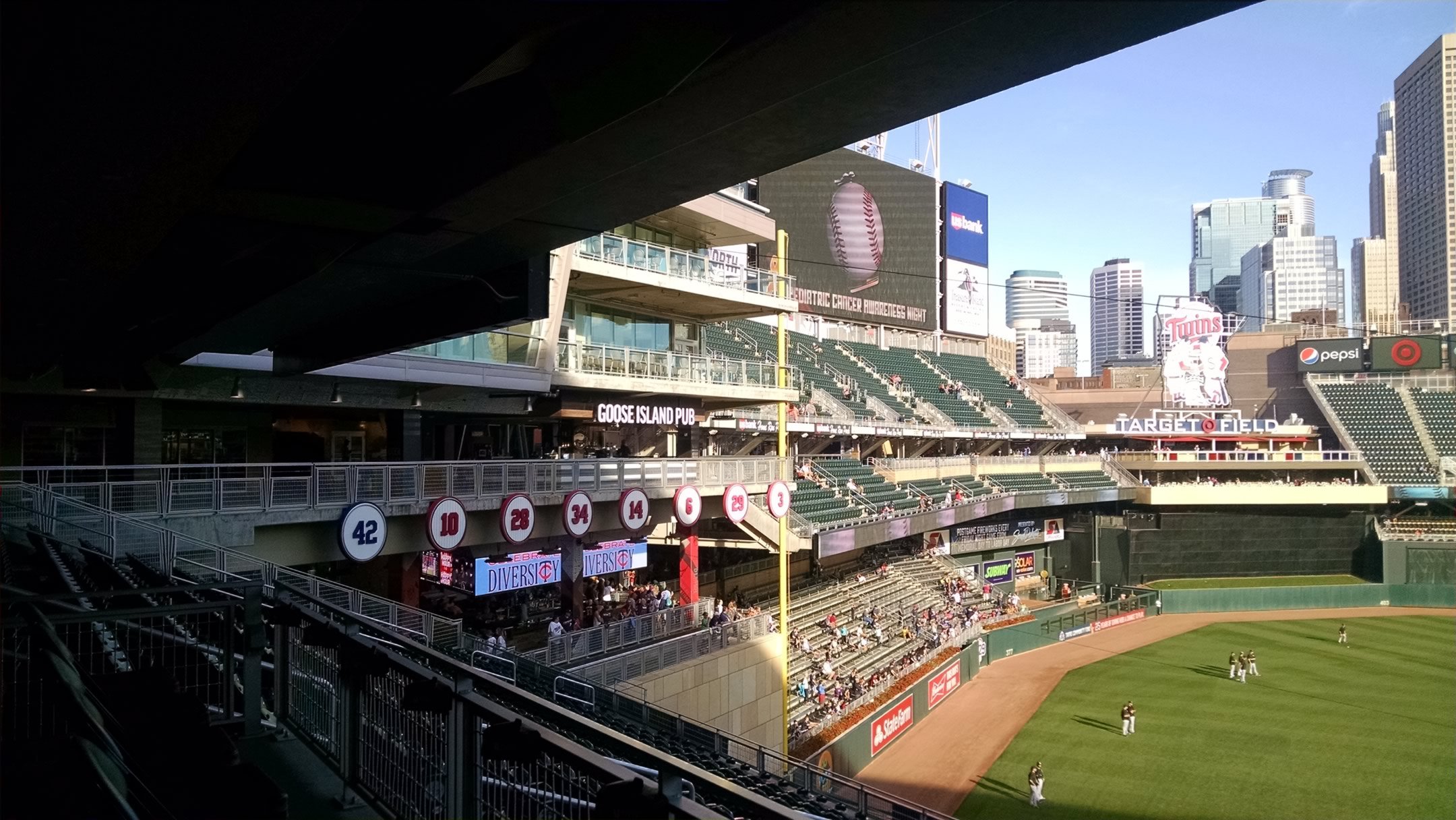 Target Field Baseball Seating Chart