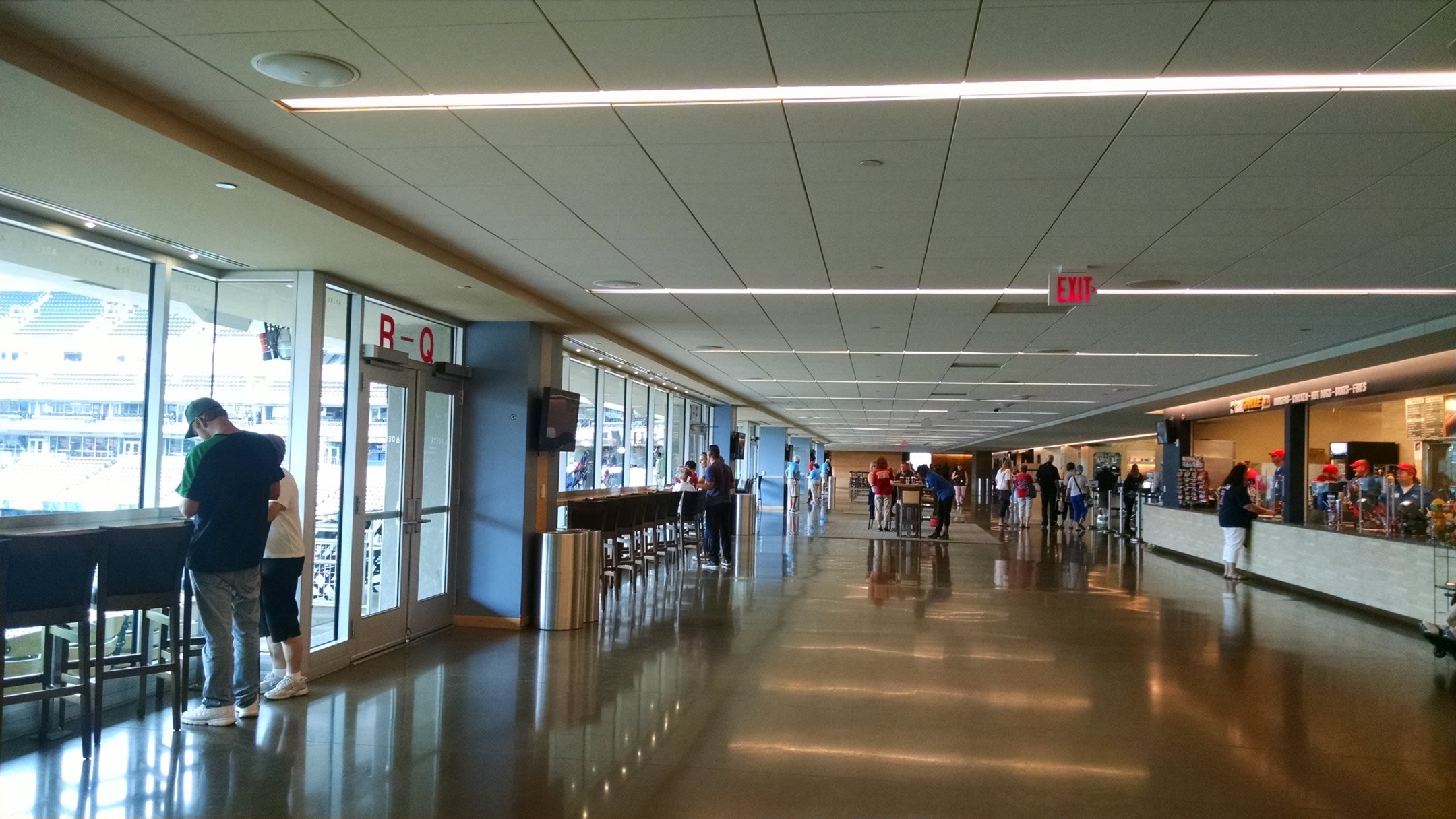 Target Field Delta SKY360 Club seats inside