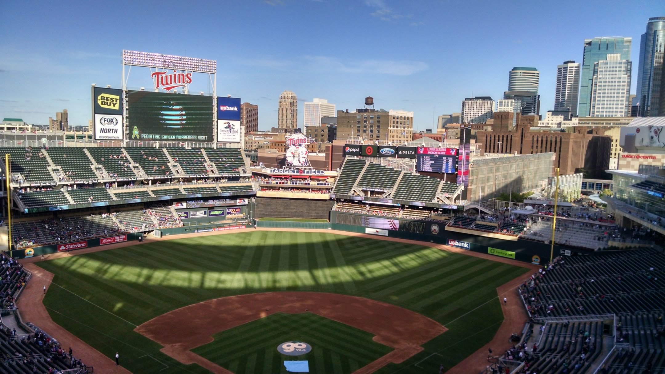 Target Field Seating Chart View