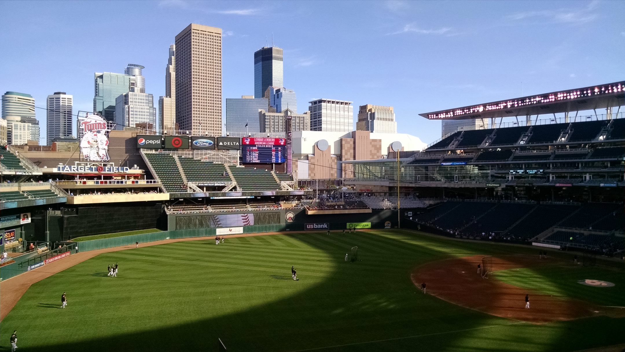 Minneapolis Skyline Target Field