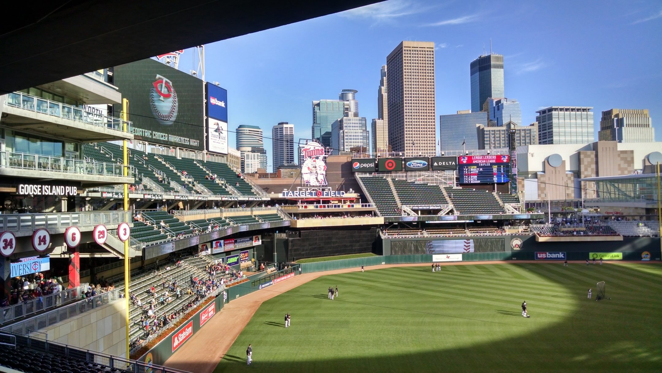 Target Field Seating Chart Gates