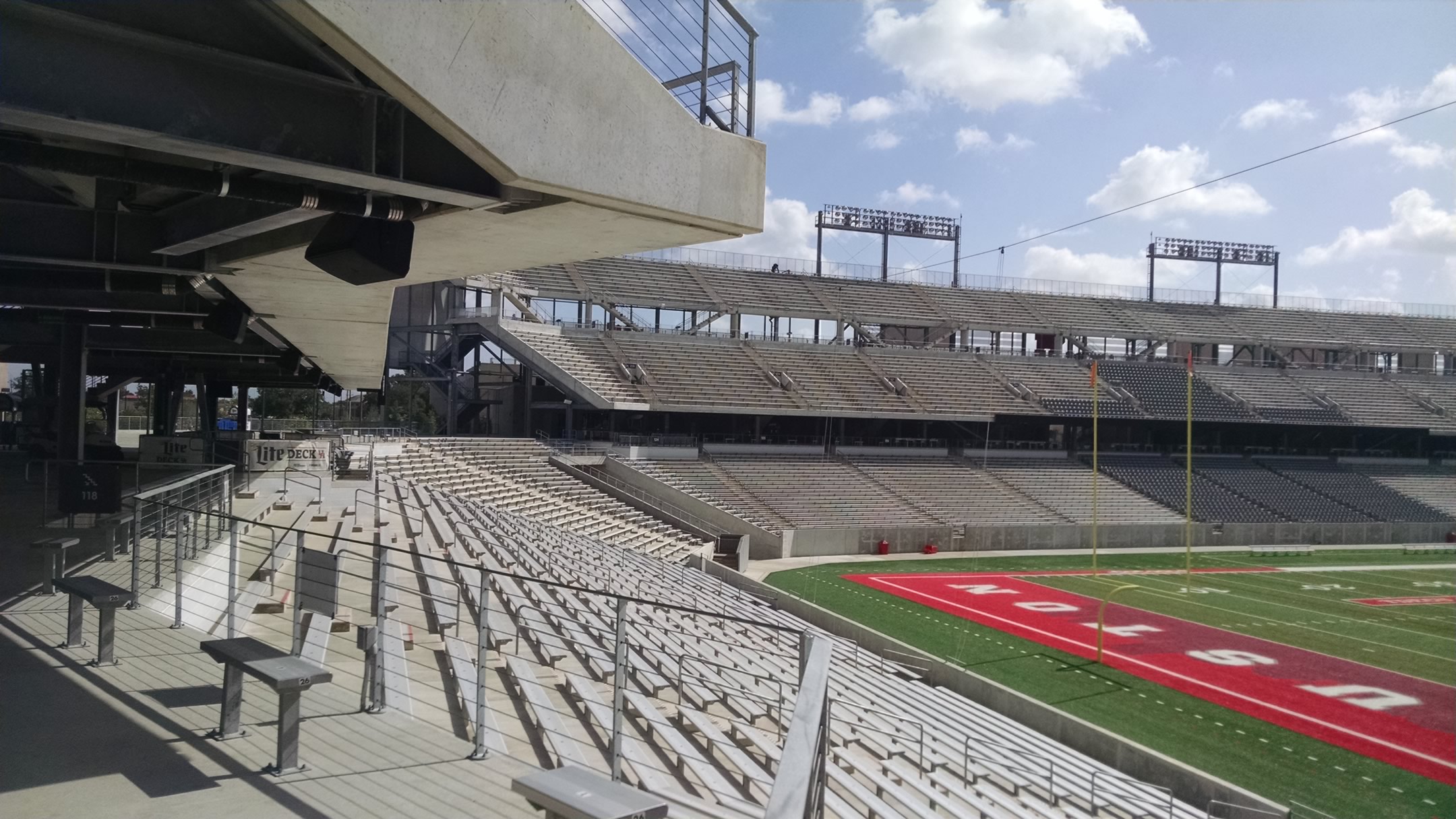 west endzone