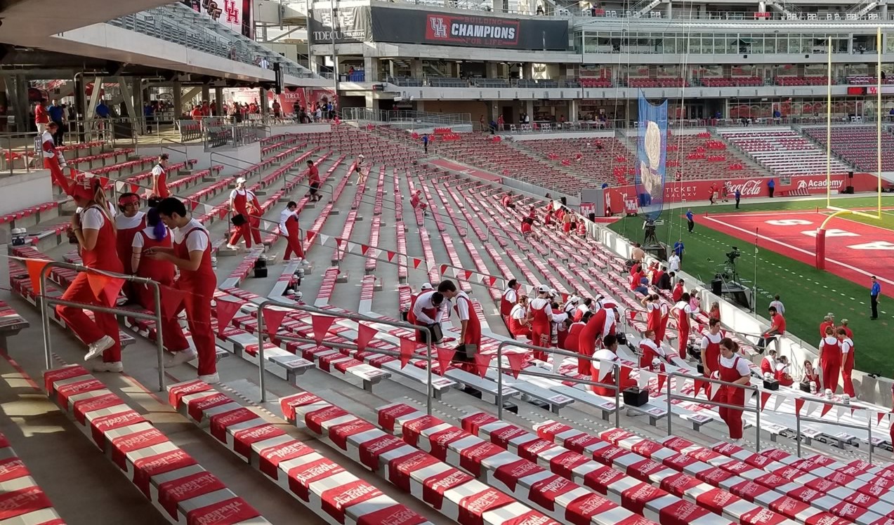 houston football student seating