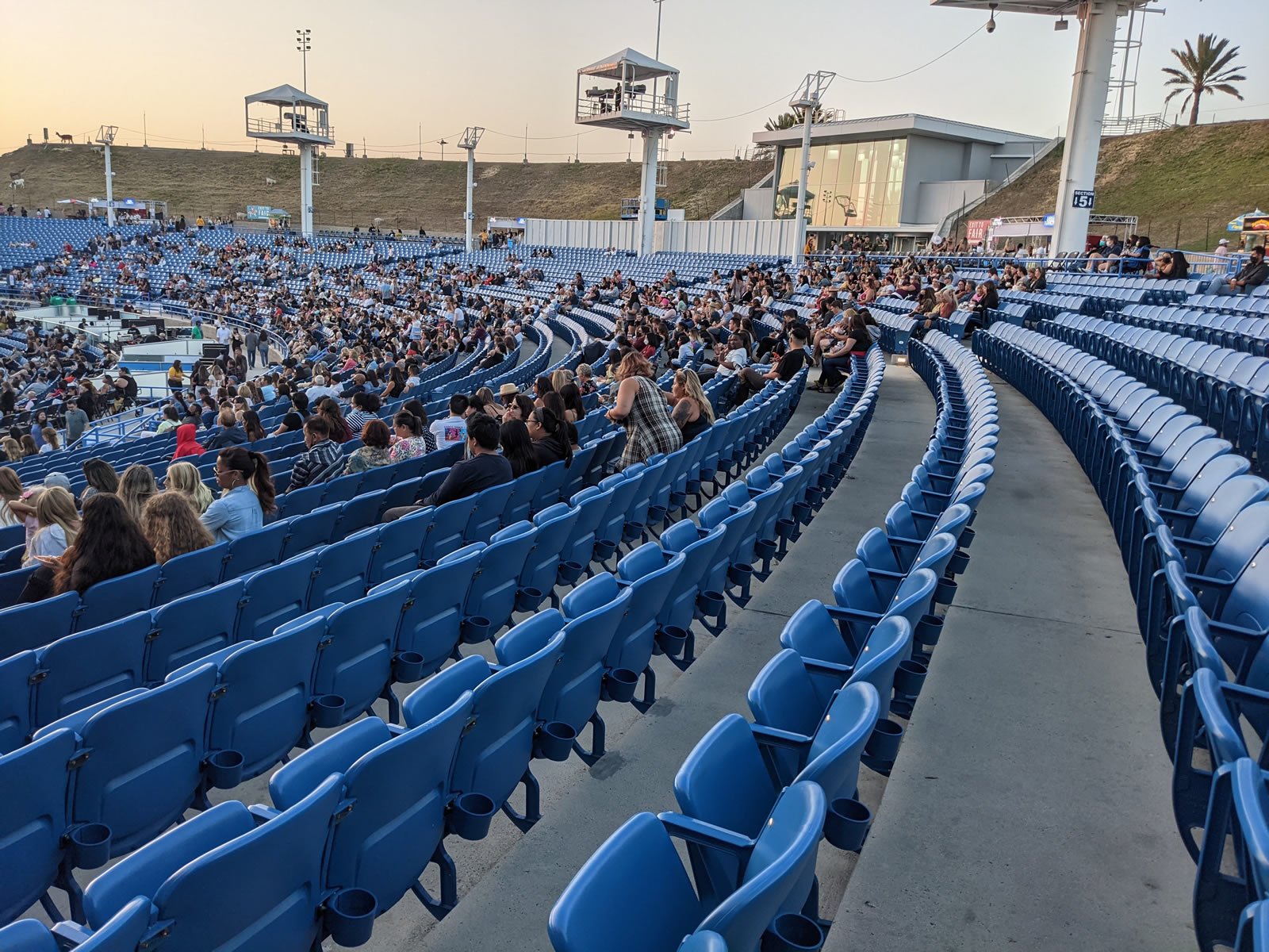 terrace seats at pacific amphitheatre