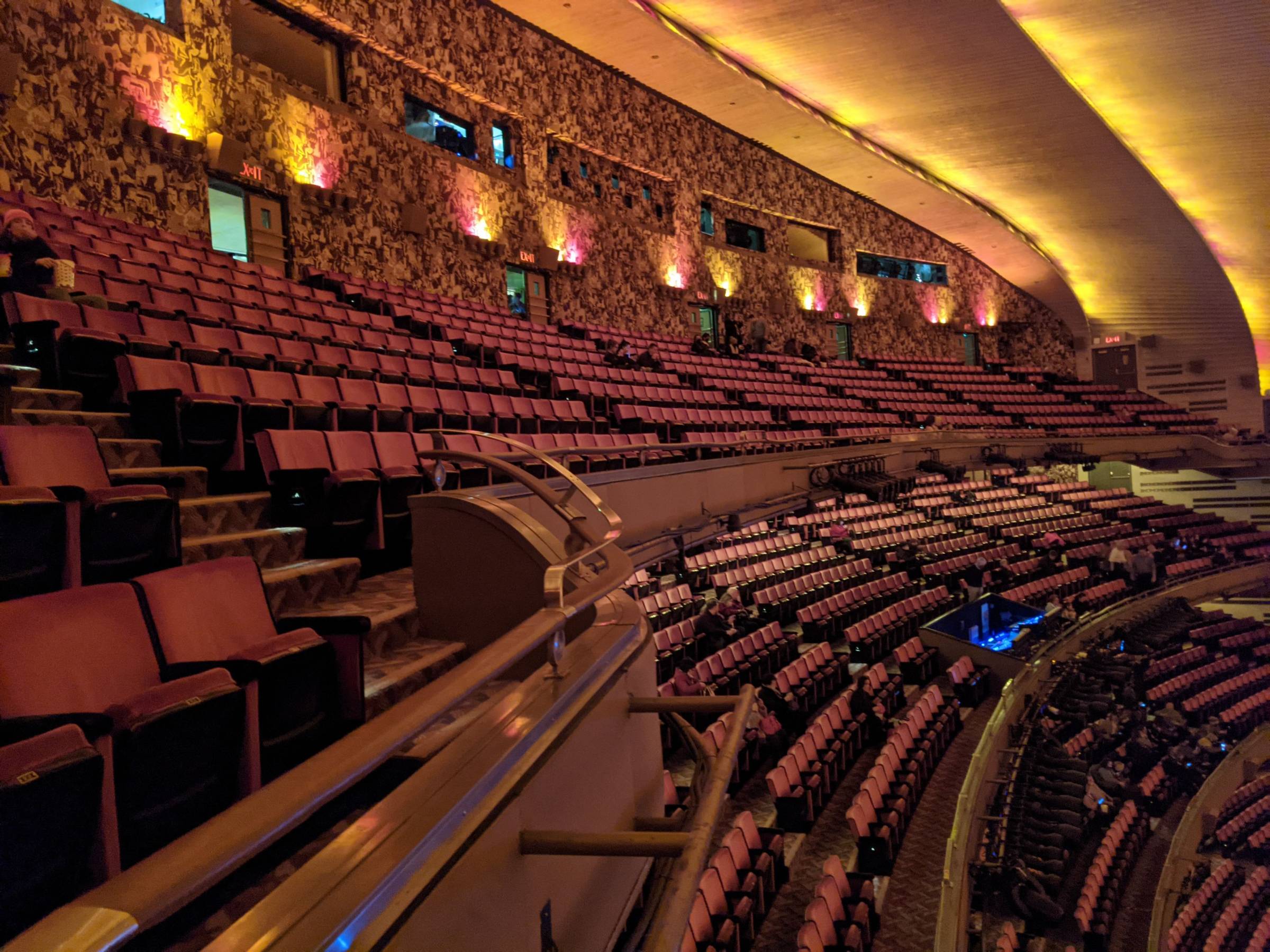 third mezzanine radio city music hall