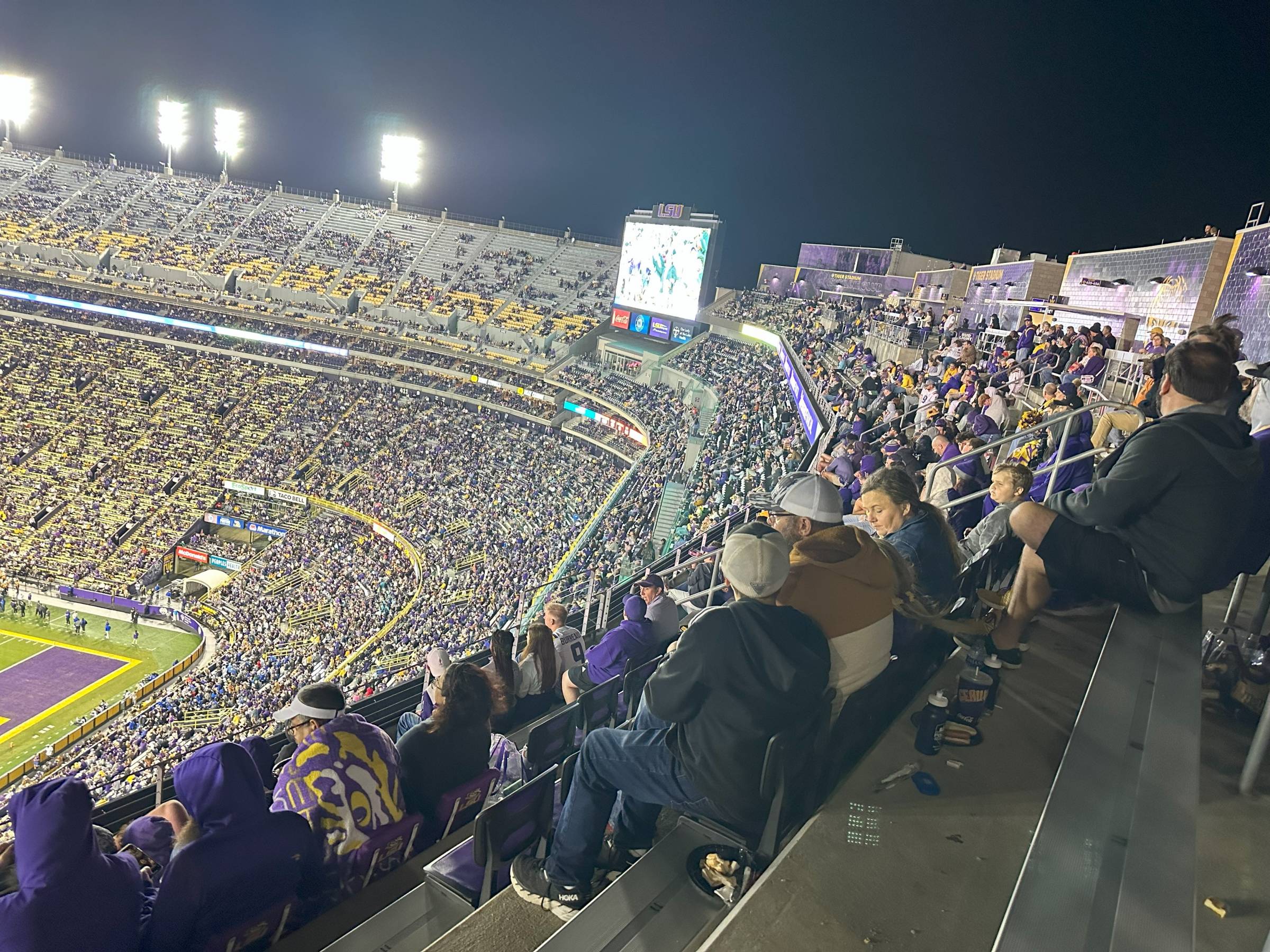 Skyline Club seating Tiger Stadium