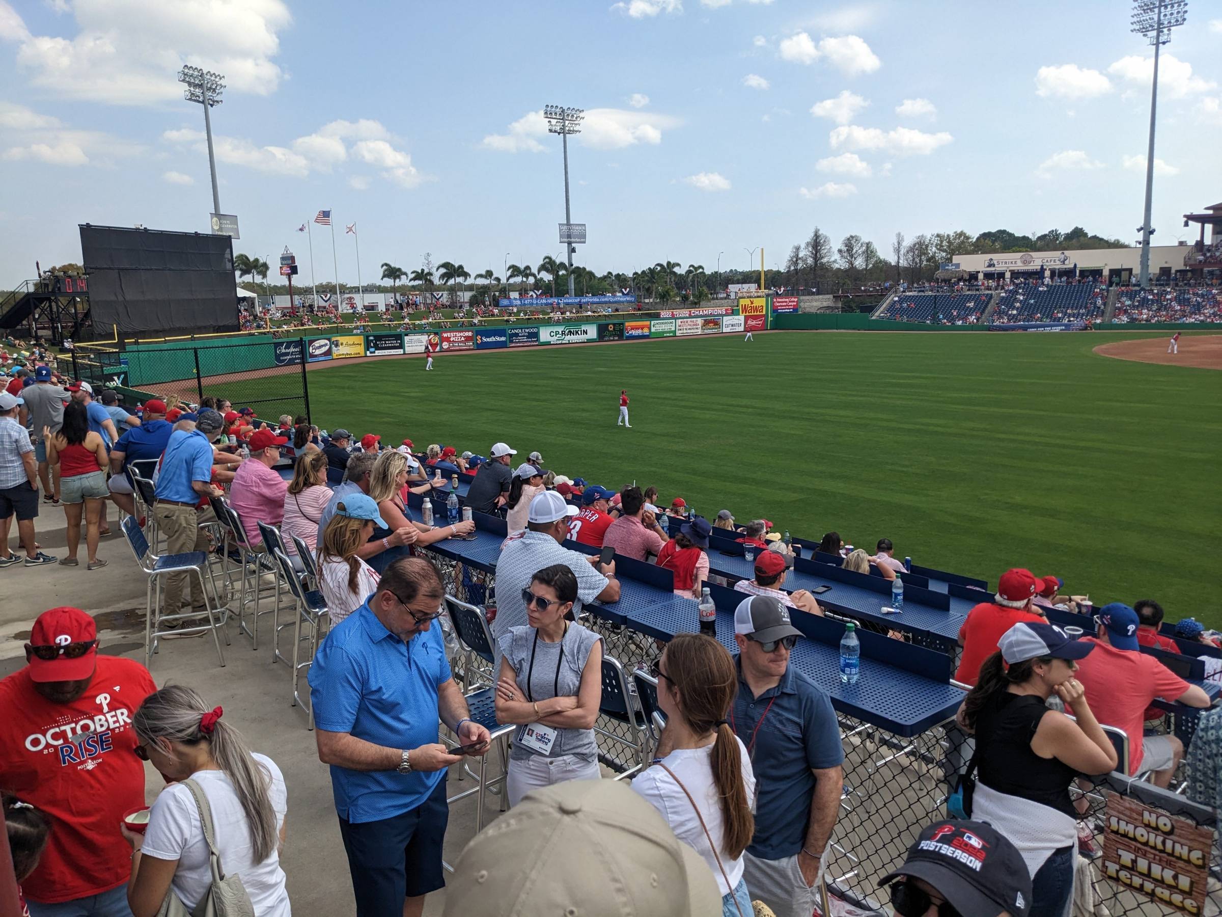 tiki terrace at baycare ballpark