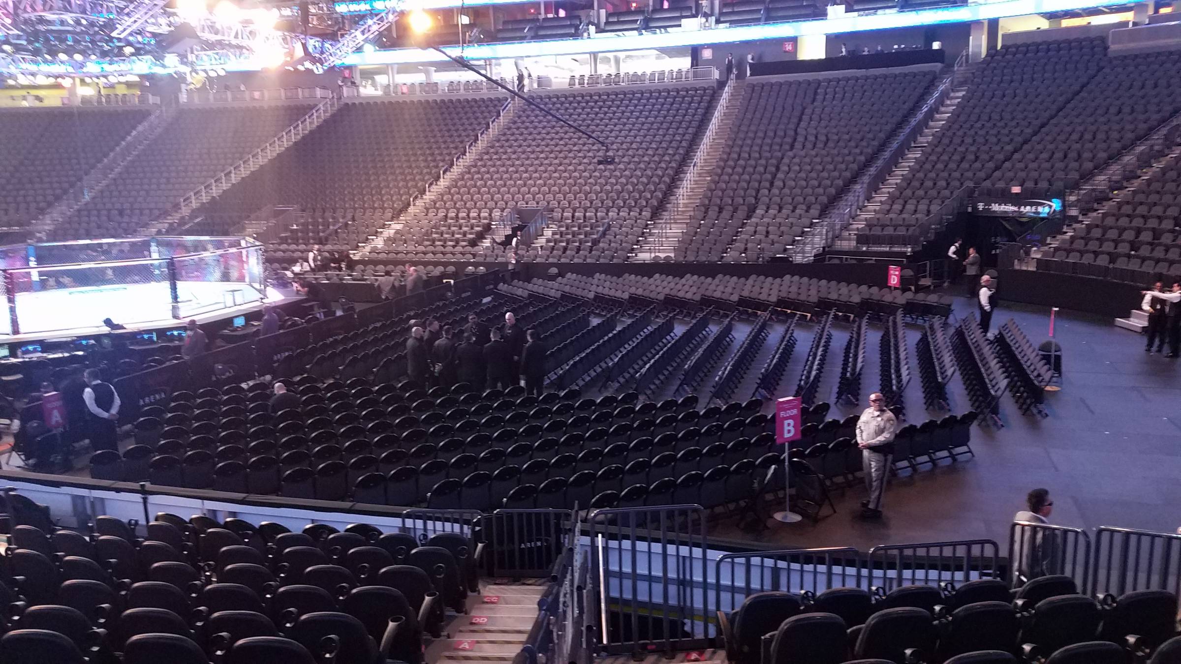 Ringside Floor At T Mobile Arena