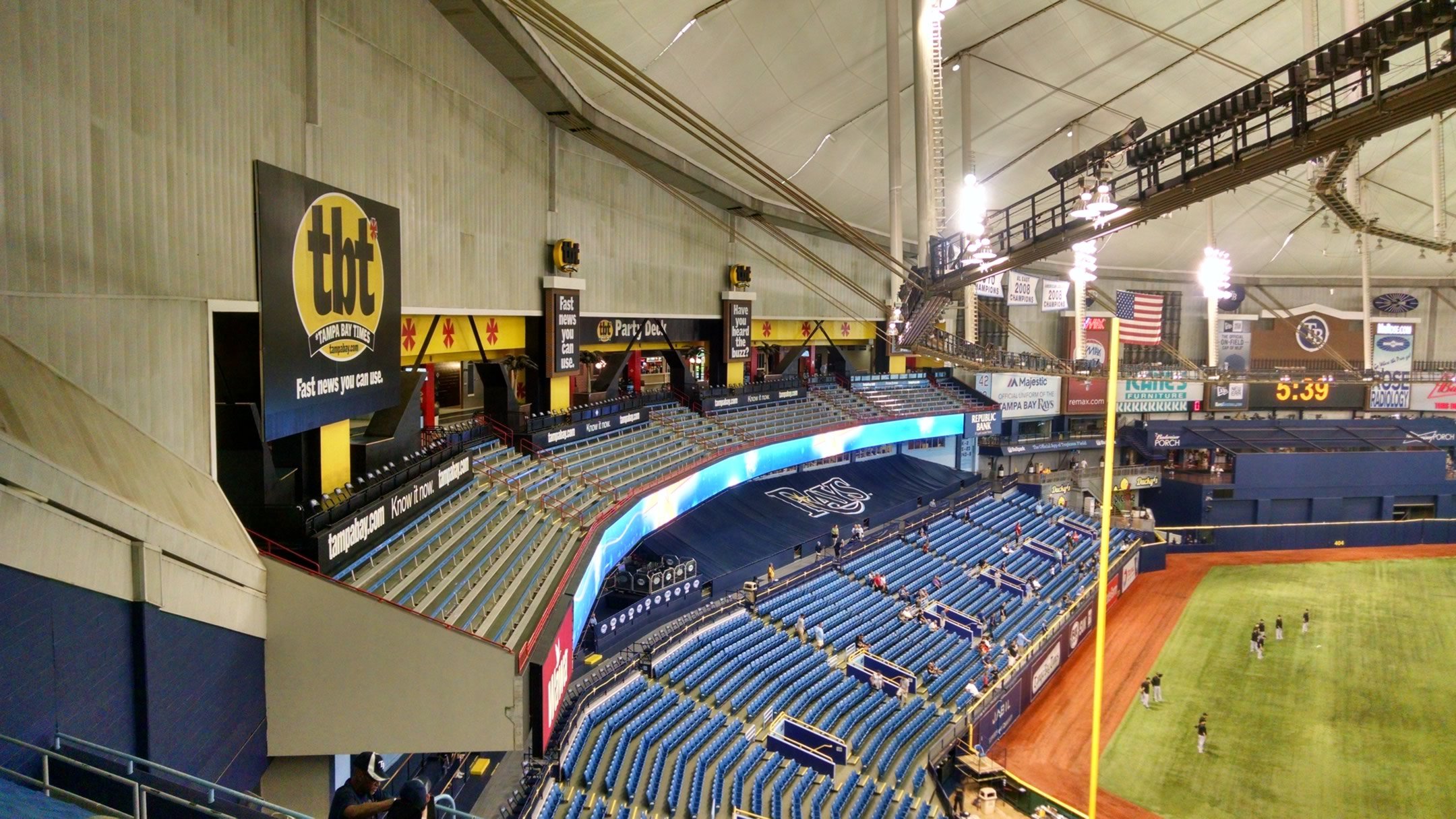 Tropicana Field Seating Chart View