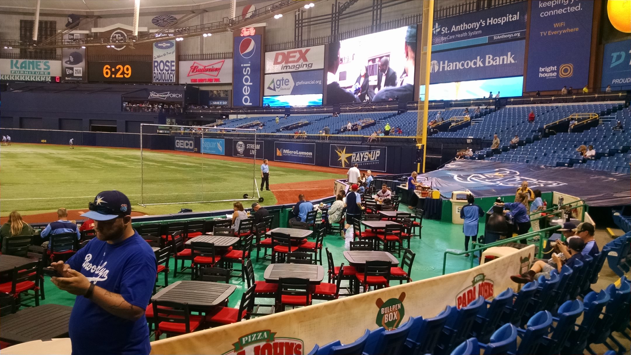 Tropicana Field Tampa Seating Chart