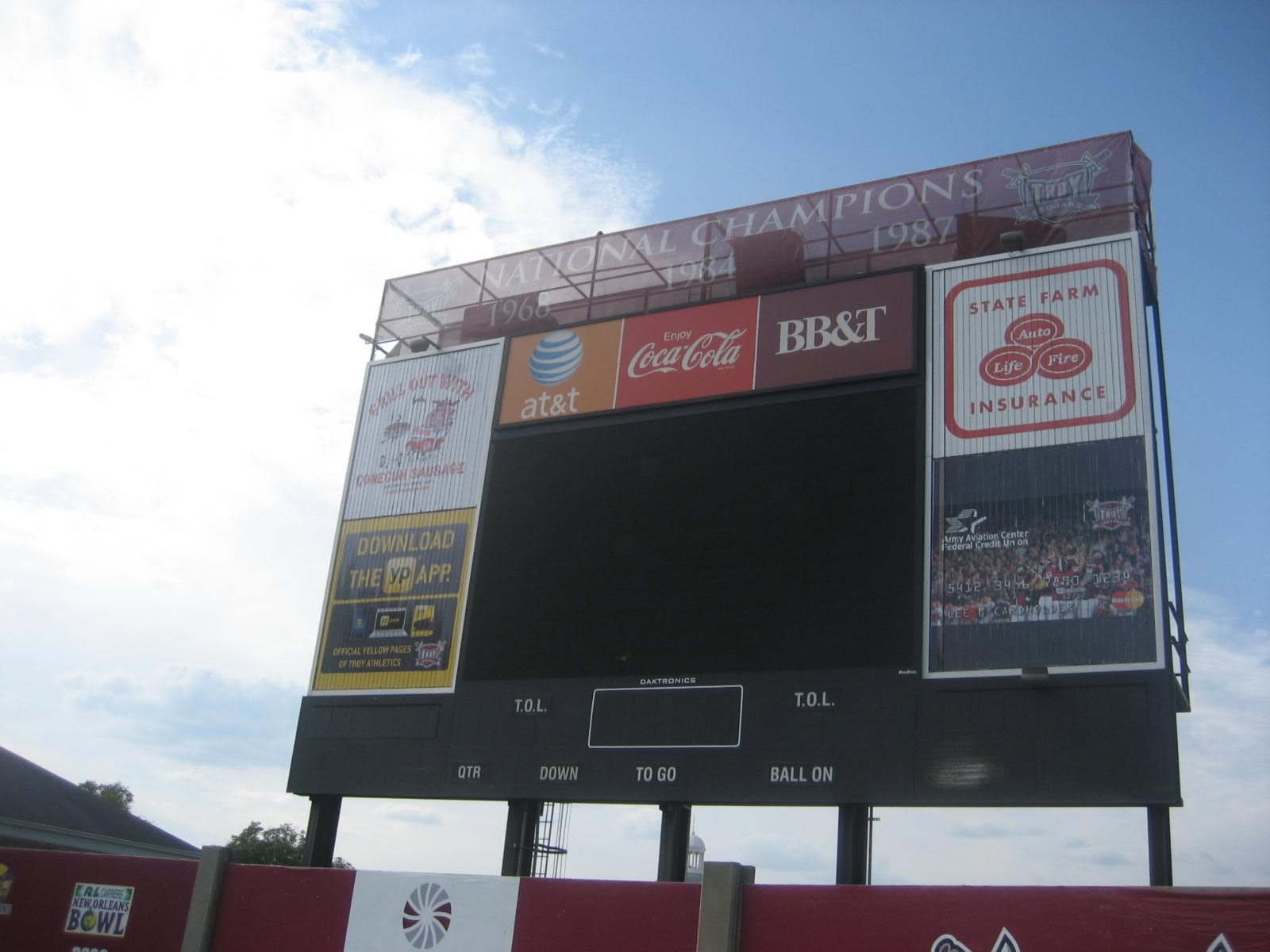 Troy Football Stadium Seating Chart