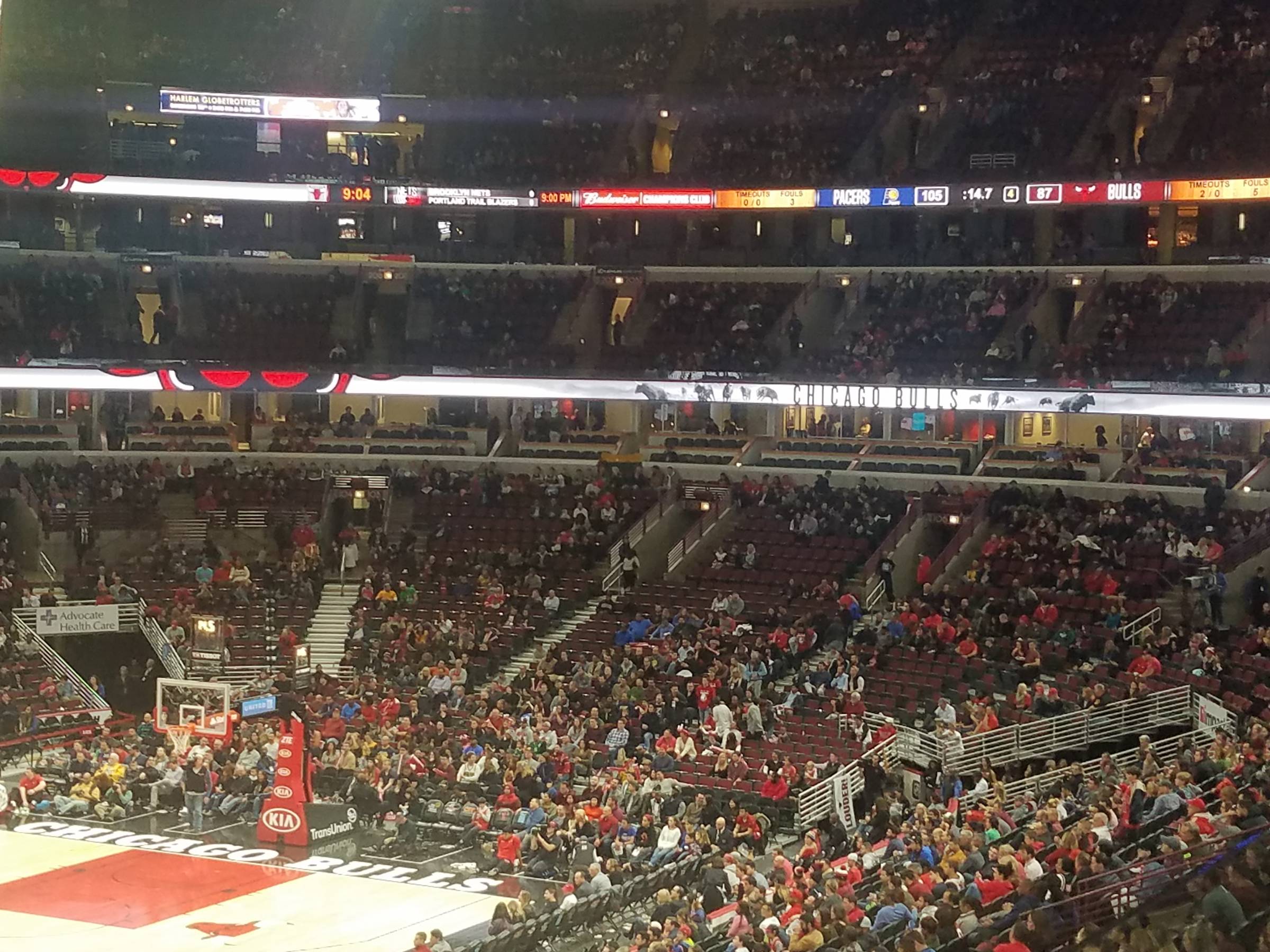 Seating Chart United Center Bulls Game