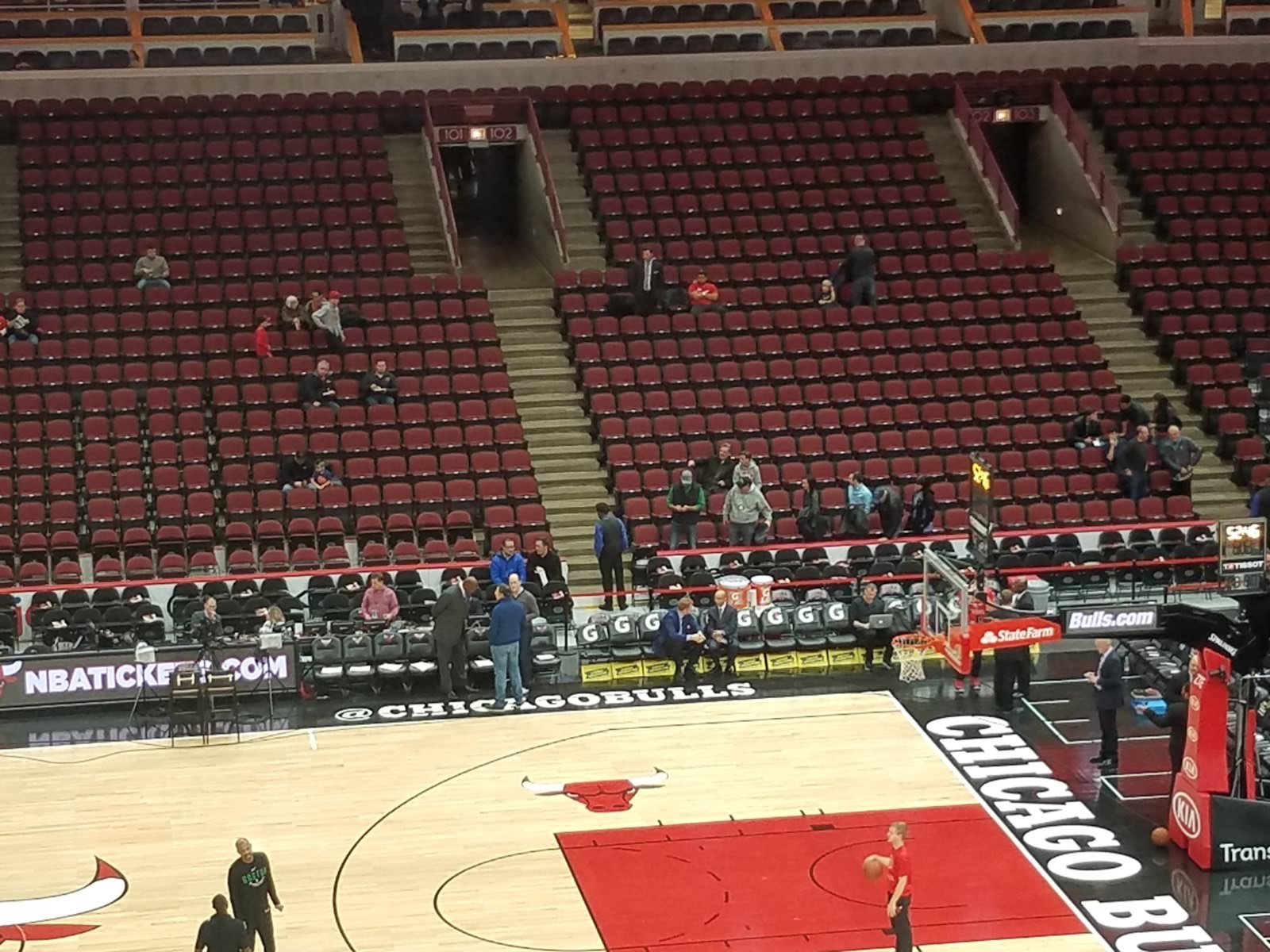 Bulls Home Bench