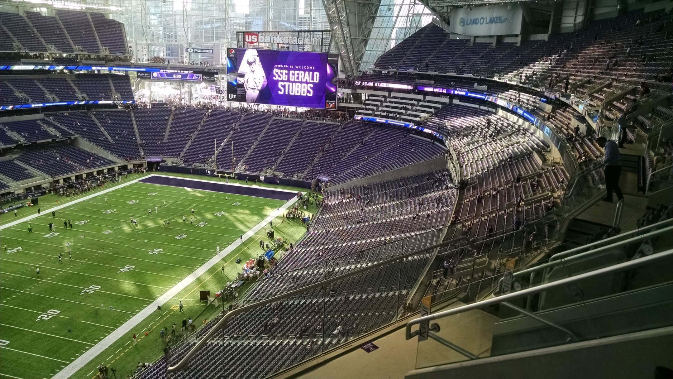 Us Bank Stadium Club Purple Seating Chart