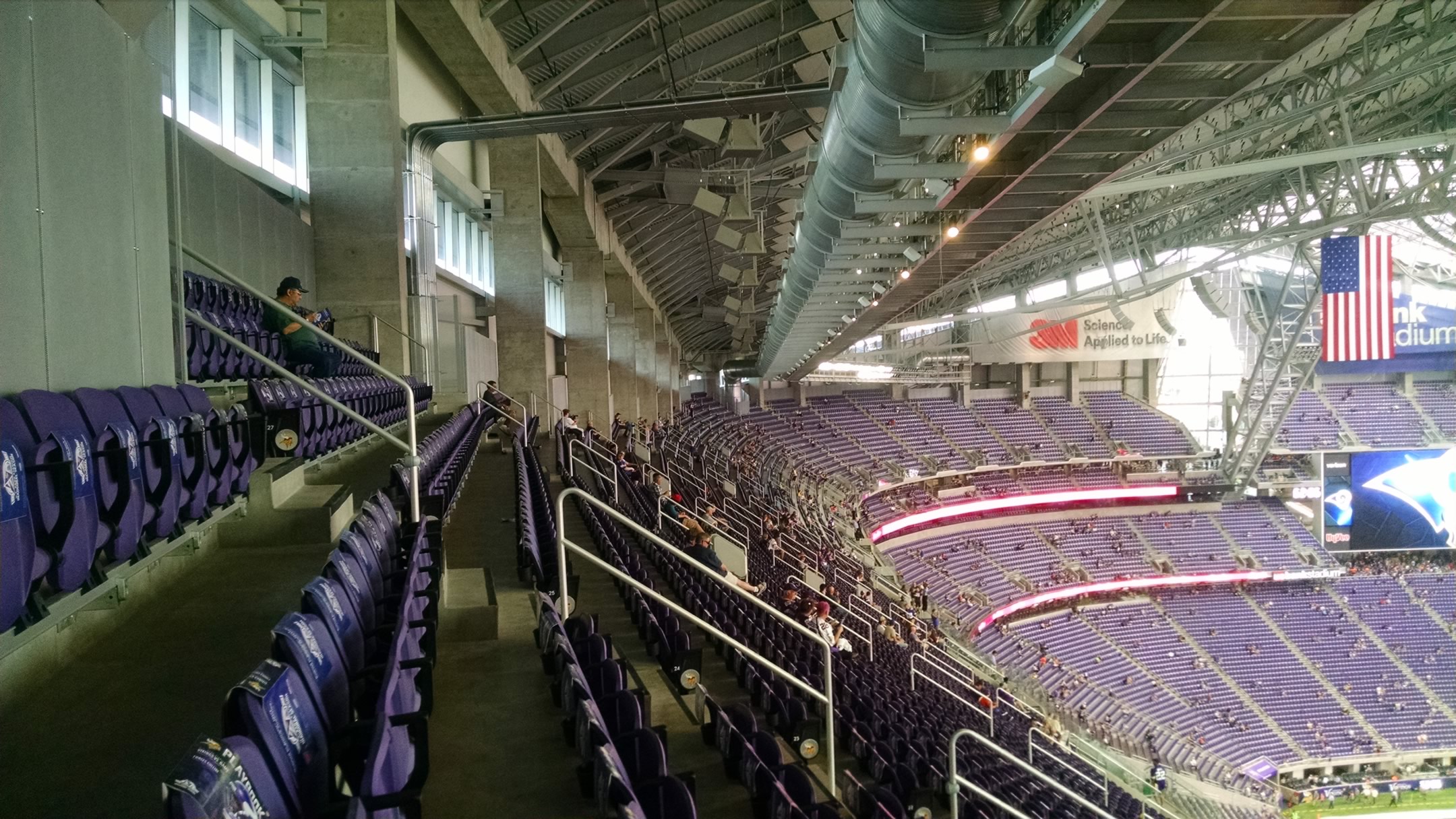 U s bank stadium section 324 rateyourseats