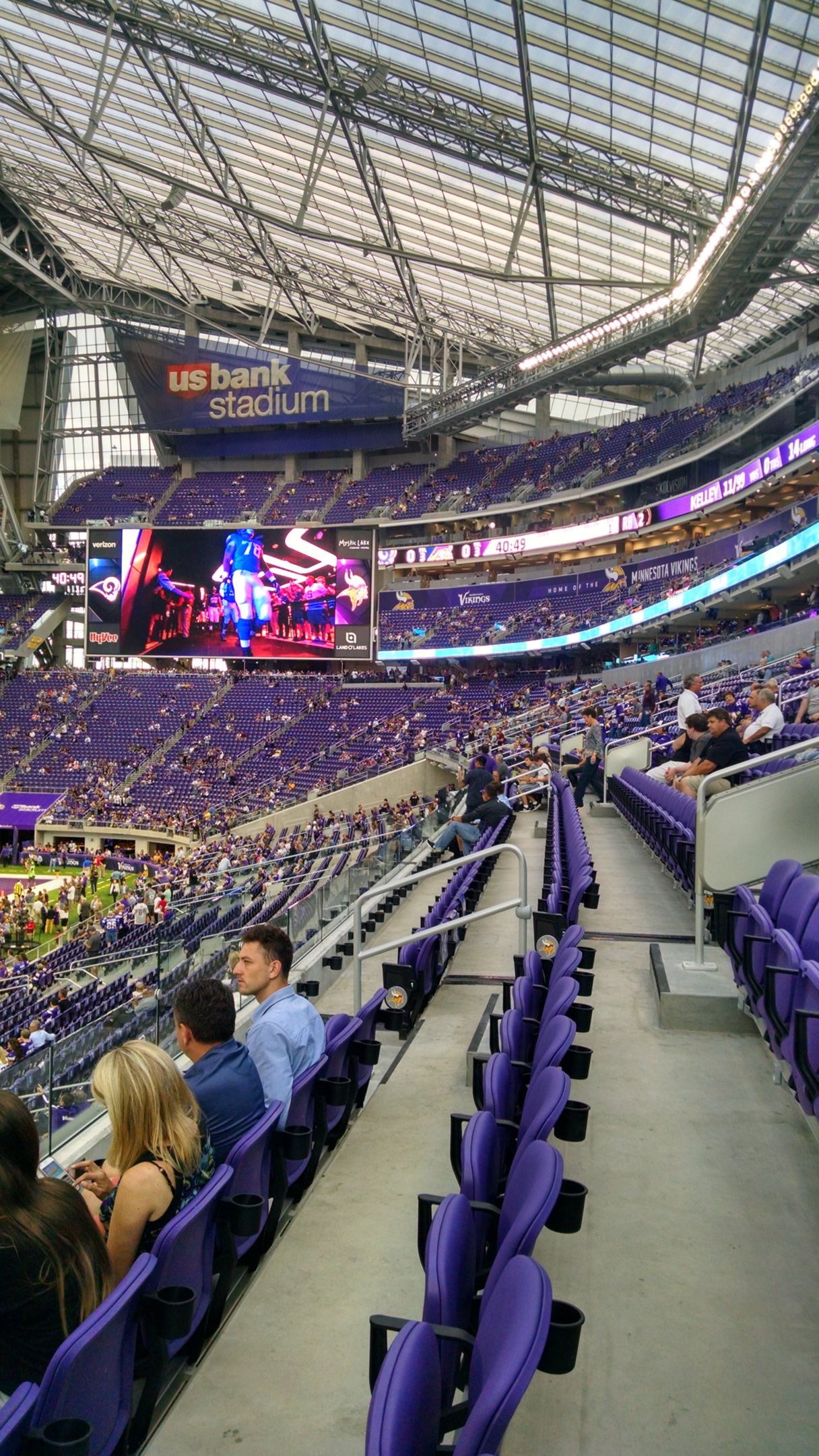 Us Bank Stadium Club Purple Seating Chart