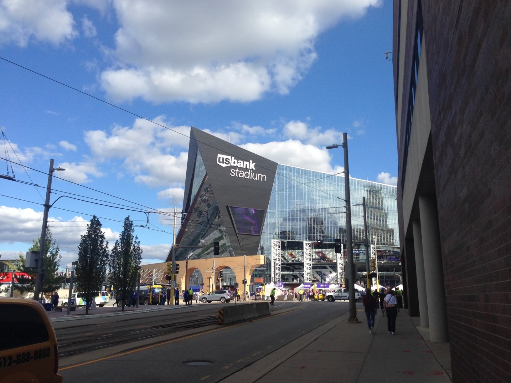 us bank stadium outside