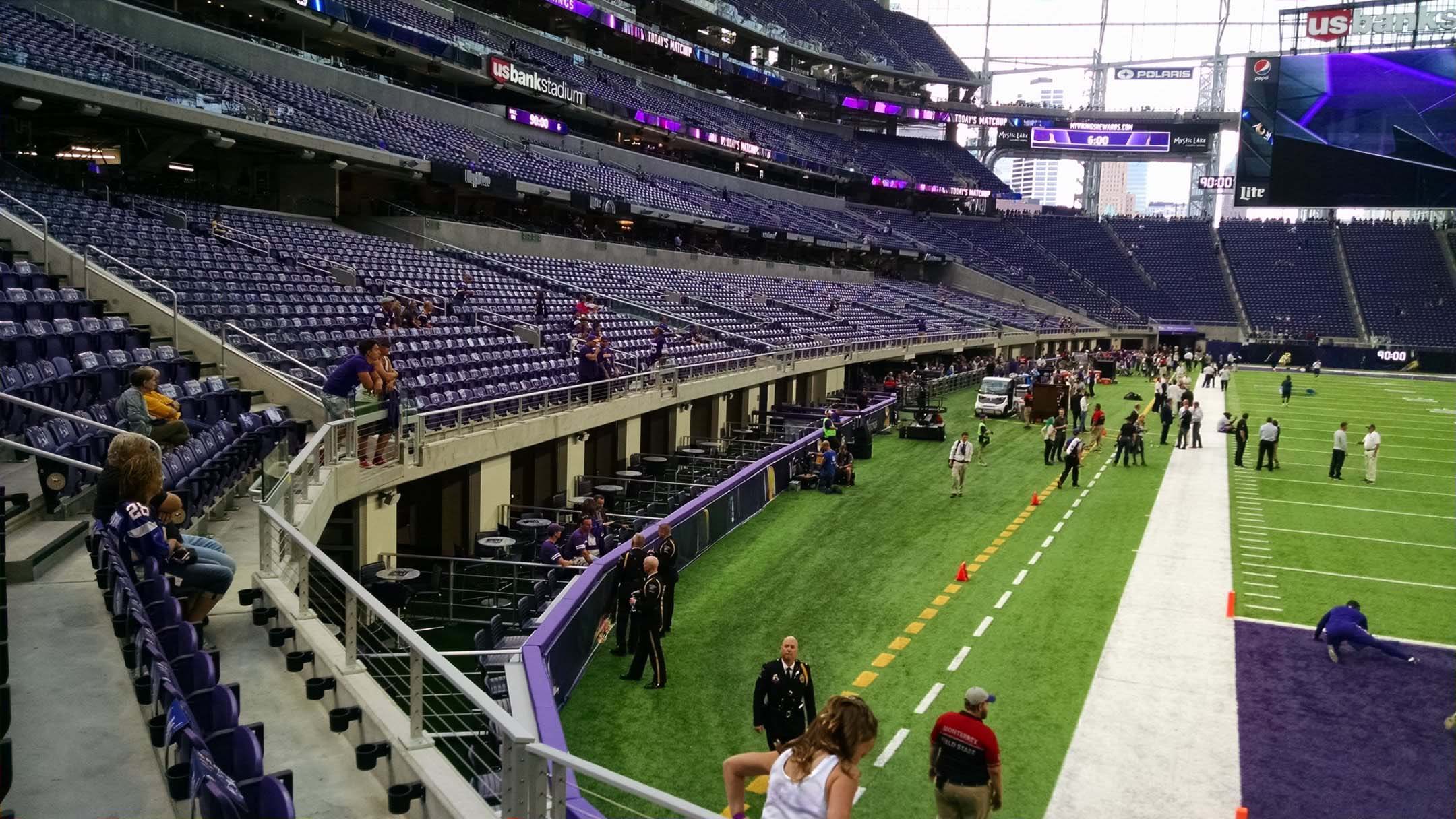 Minnesota Vikings Seating Chart Rows