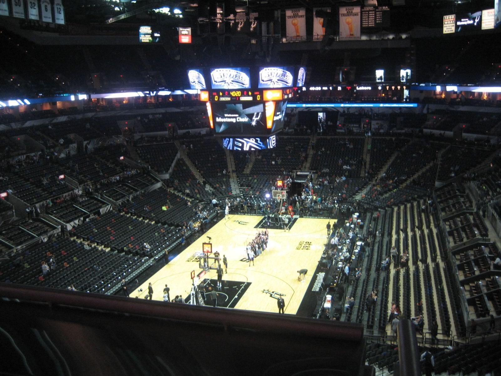 San Antonio Spurs Arena Seating Chart