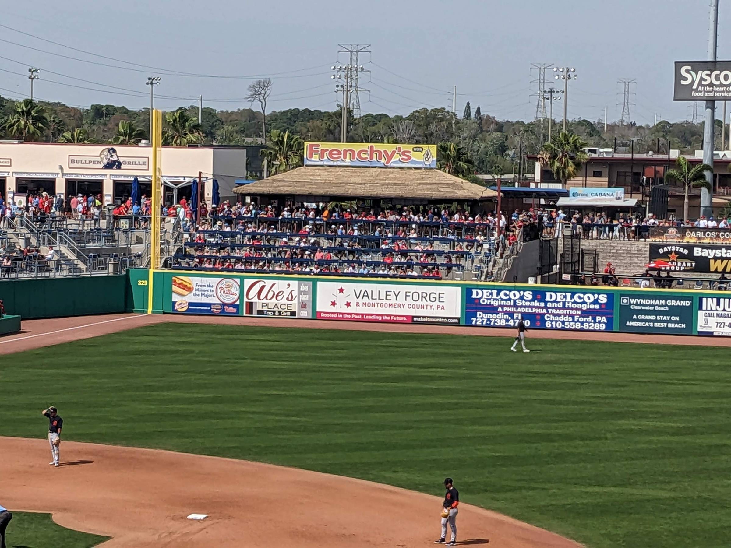 view of tiki terrace at baycare ballpark