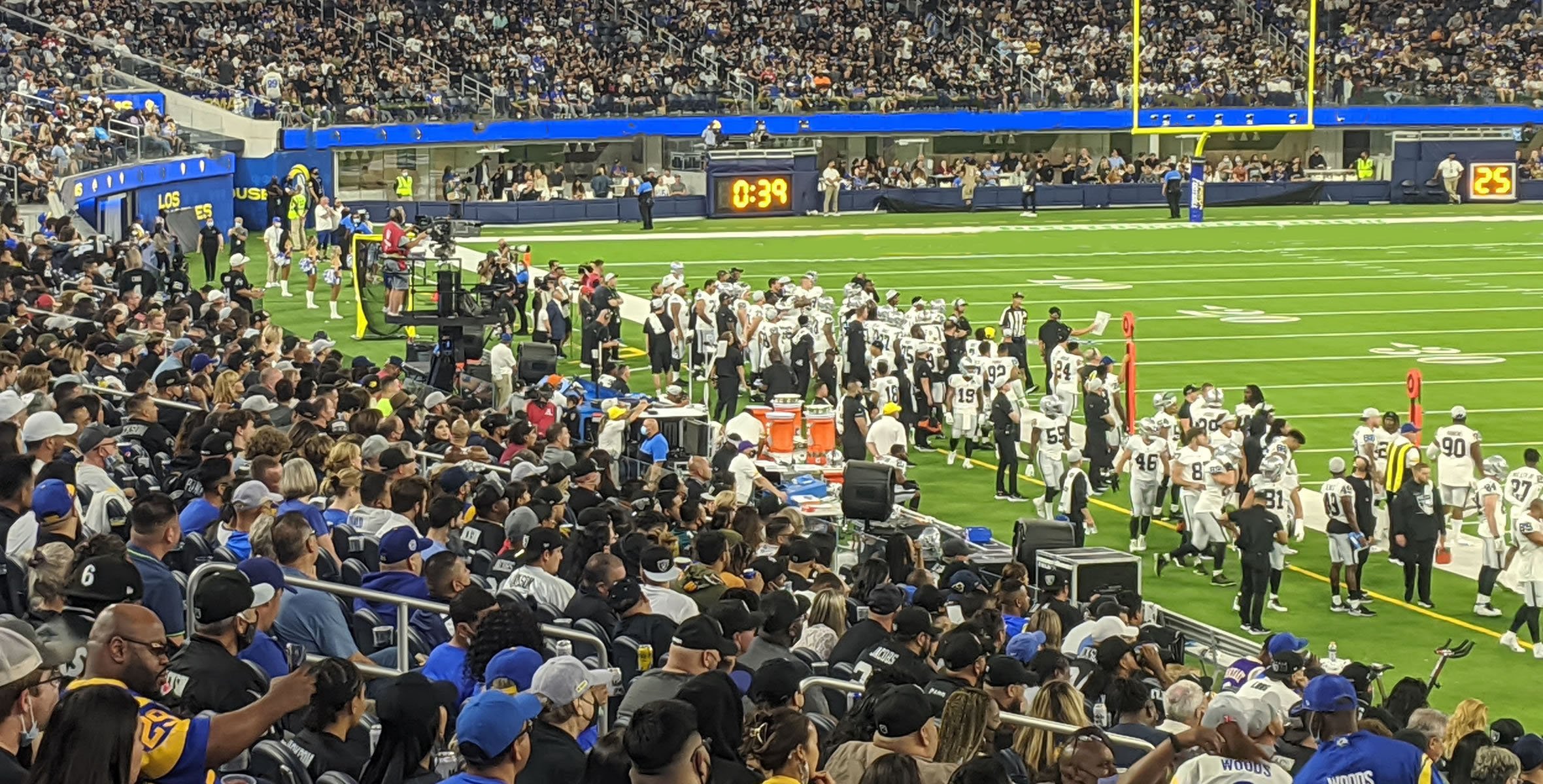 rams visitor sideline