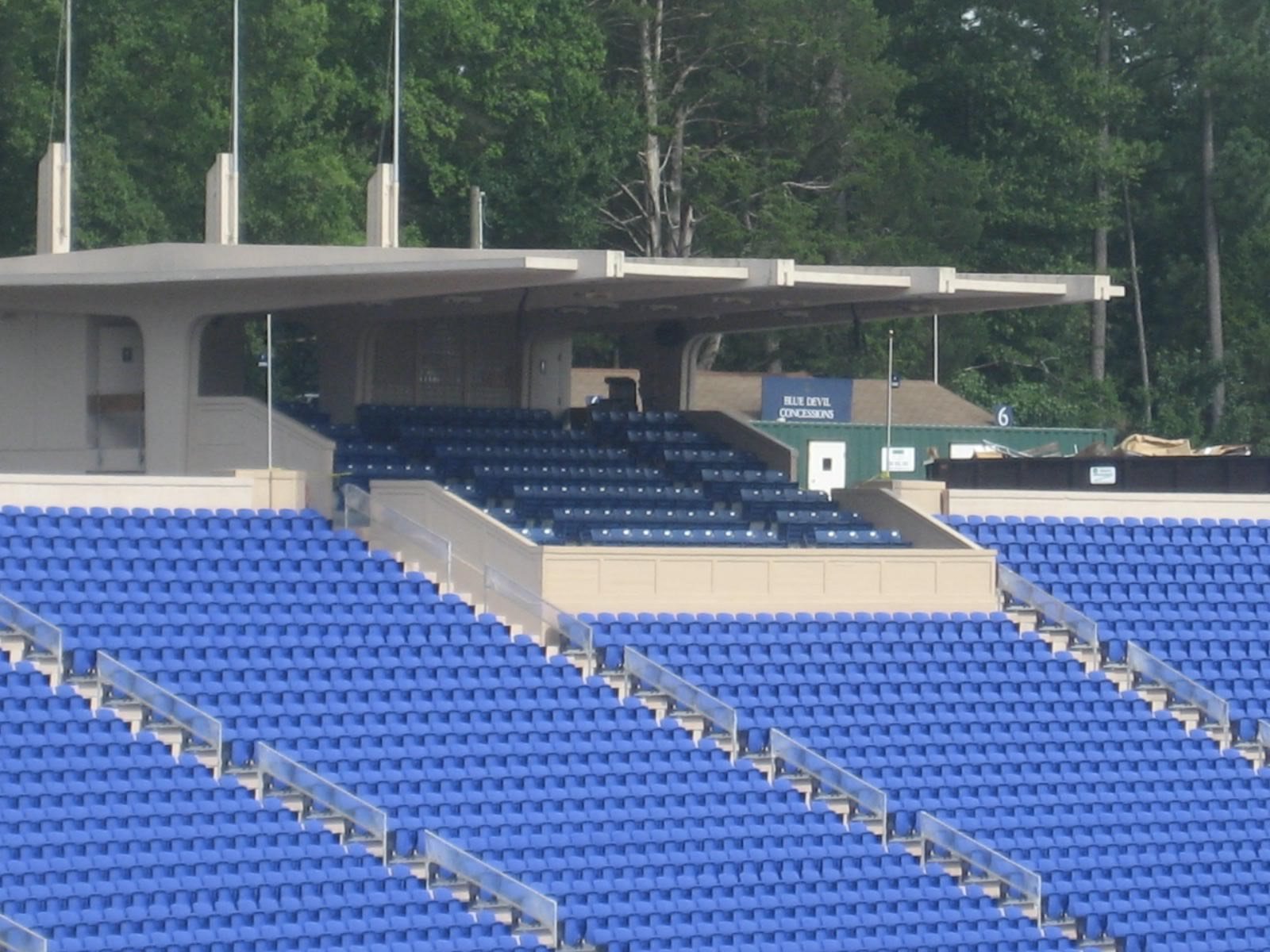 Wallace Wade Seating Chart Rows