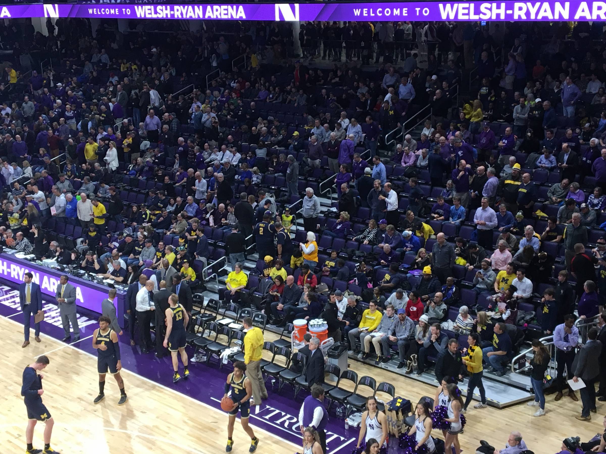 Visitor Bench at Welsh-Ryan Arena