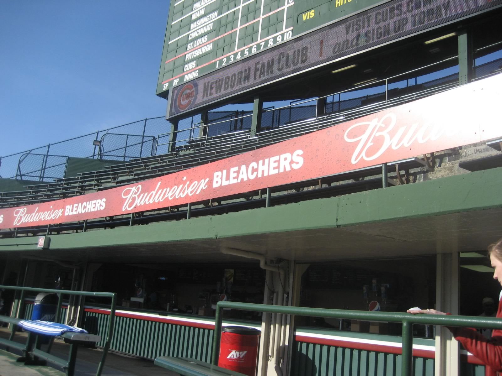 wrigley field bleachers