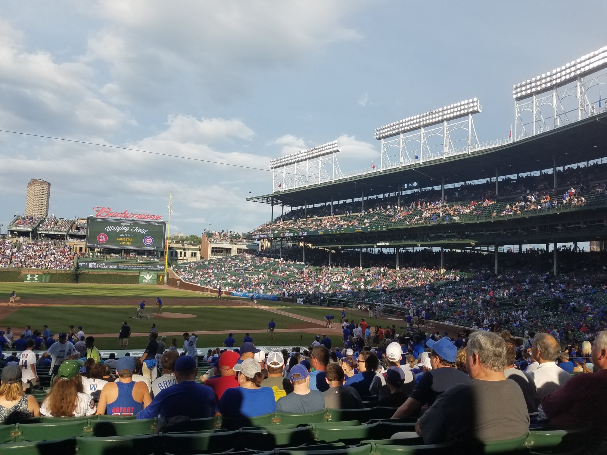 Wrigley Field Covered Seating Chart