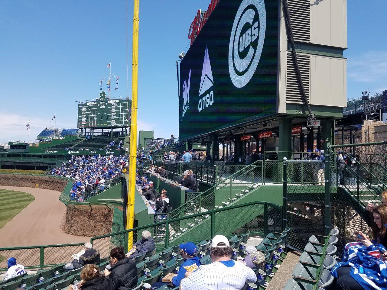 Wrigley Field Bleacher Seating Chart