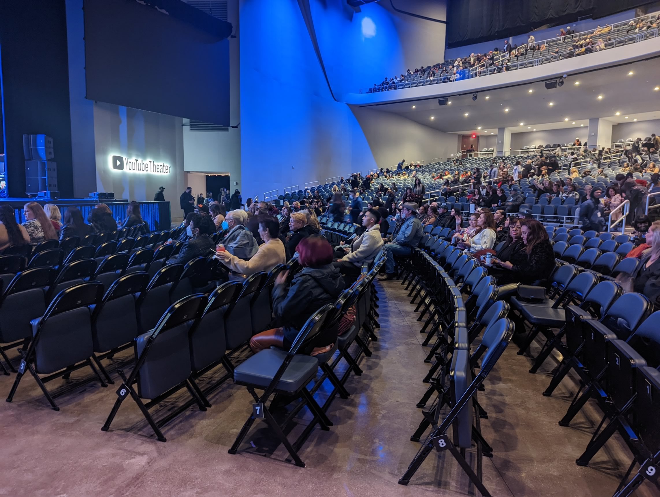 YouTube Theater Floor Seats