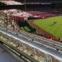 view of scoreboard patio seats