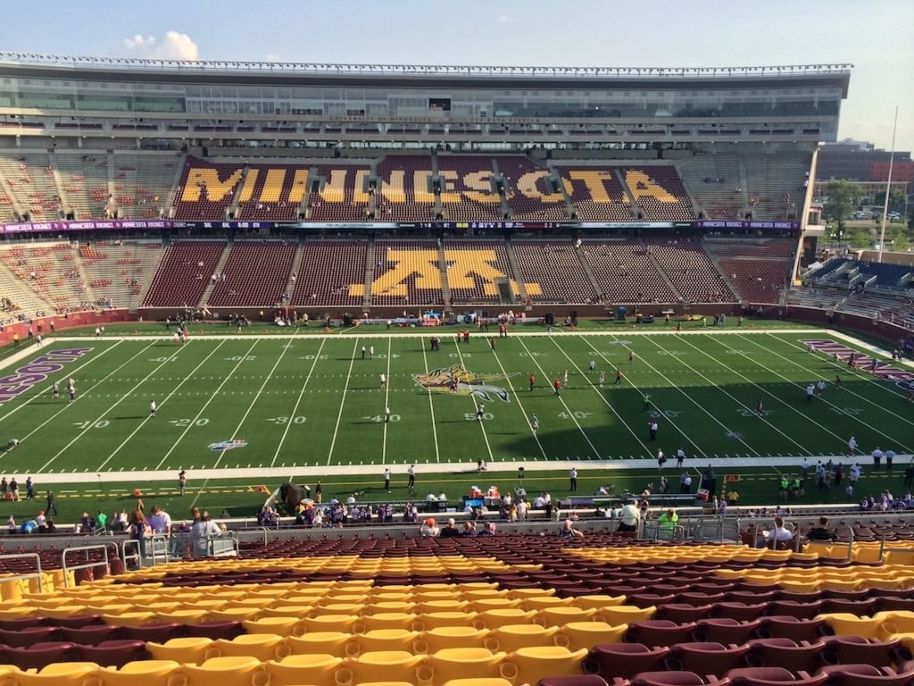 Minnesota Football TCF Bank Stadium Seating Chart ...