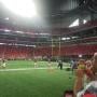 falcons entering the field