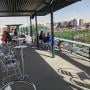 Budweiser Rooftop Shaded Seating