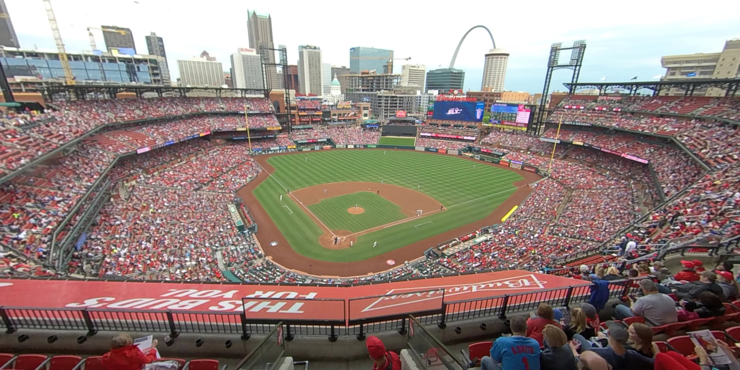 section 448 panoramic seat view  - busch stadium